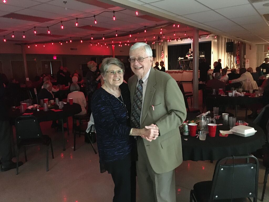 Walter and Judy Free show off some of their dance moves.