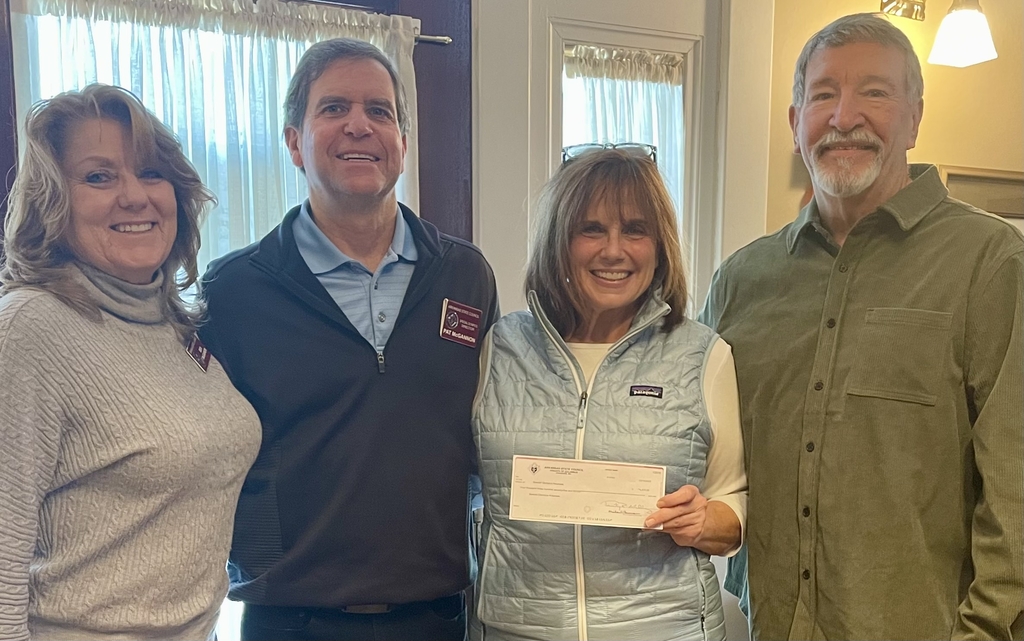 Pictured from left to right: Bea McGannon; Pat McGannon, AR State special Olympics Director; Terri Weir, Special Olympics AR CEO; Gary Wolfer, Grand Knight